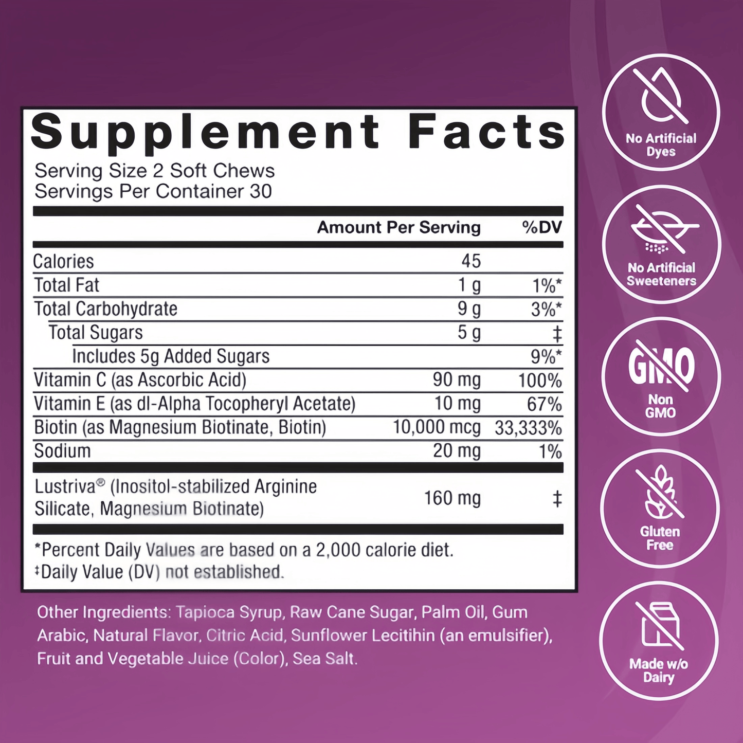 Daily Wellness Hair Growth Accelerator Soft Chews